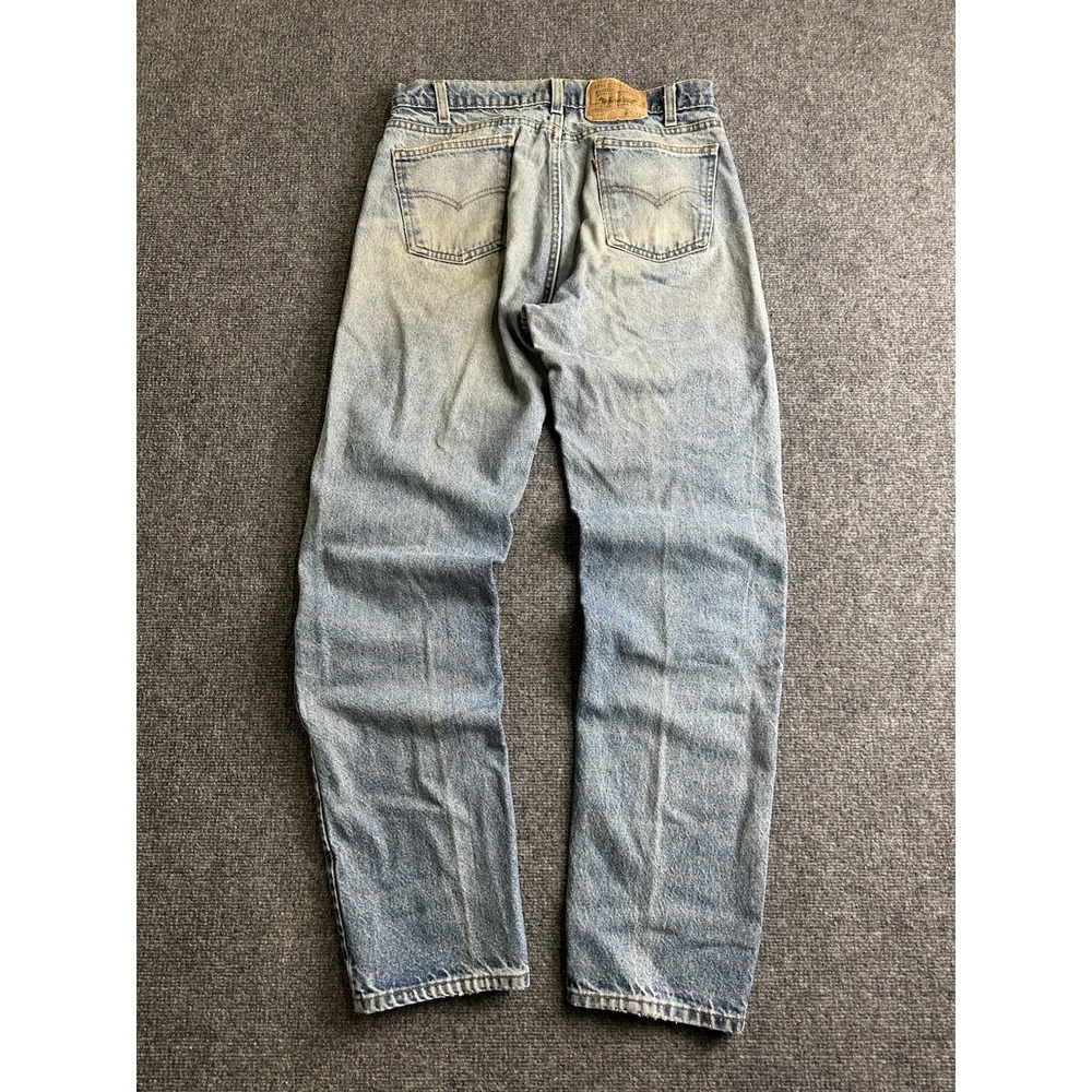 Mens Levi's 505 Jeans Light Wash Made in USA, Size W34 L34